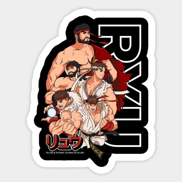 Ryu Sticker by Jones Factory